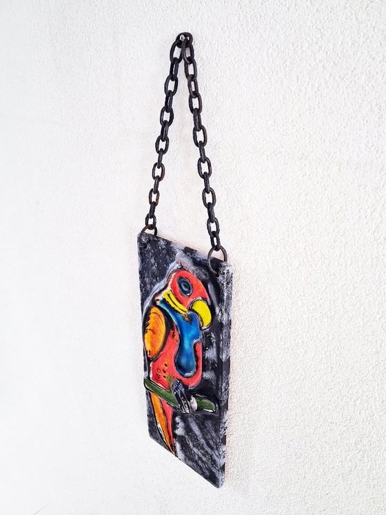 Decorazione murale Pappagallo 'Luxus' Carstens Keramik – Decorazioni murali, Ceramic, Cast Iron, Vintage (photo 3 of 6)