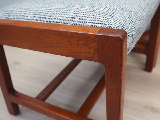 Image 1 of Satz von fünf Teakholzstühlen, dänisches Design, 1970er Jahre, Produktion: Dänemark