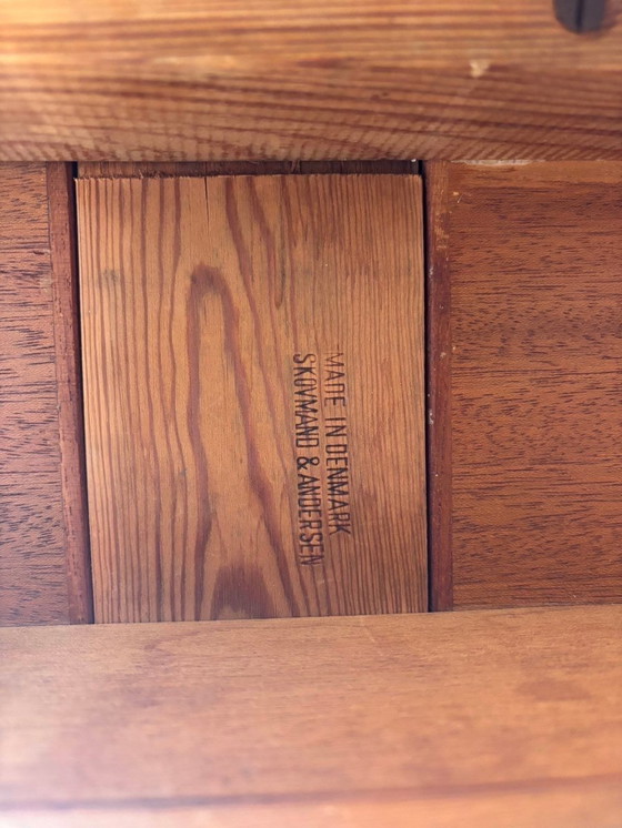 Image 1 of Table de salle à manger vintage en teck carré