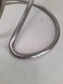 Georg Jensen candlestick in brushed stainless steel