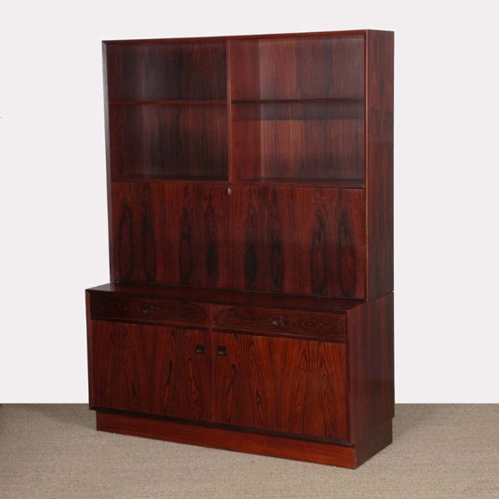Image 1 of Scandinavian secretary in Rio rosewood by Erik Brouer, 1960