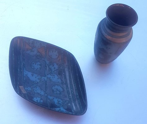 Mid-Century Vase & Bowl Ankara From Carstens Tönnishof, 1960S, Set Of 2