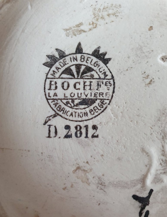 Art Deco Vase Boch Frères La Louvière - Catteau style – Ceramic (photo 9 of 10)