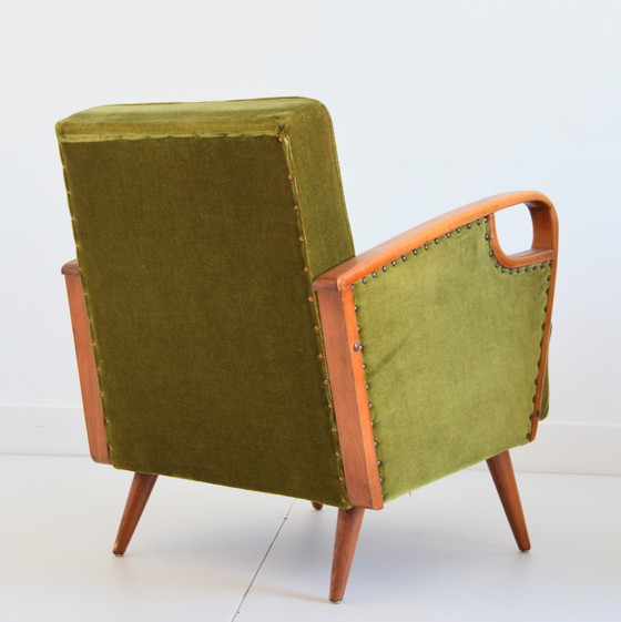 Image 1 of Pair of vintage 1950s armchairs