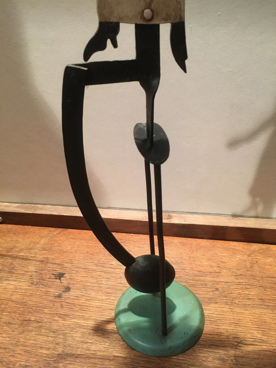 Donna con ombrello in metallo, pendolo – Oggetti decorativi, Vintage (photo 3 of 13)