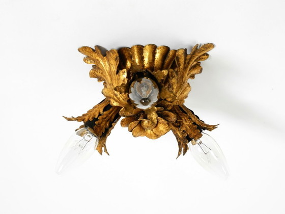 Image 1 of Magnifique petite lampe de plafond de la marque Banci Firenze, Italie, datant des années 1960.