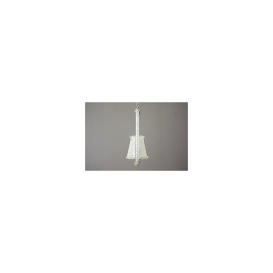 Image 1 of Vintage Murano glass pendant lamp by Barovier and Toso, 1950s