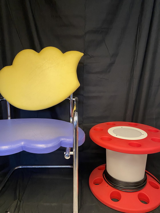 Image 1 of In- Outdoor Leuchte Kabelrolle Linea Light Italy 90‘s Kunststoff Design