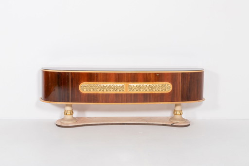 Italian Mid-Century Modern Sideboard-Buffet by Osvaldo Borsani