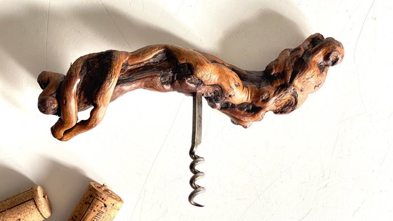 Image 1 of Tire-BOUCHON en Bois VINTAGE