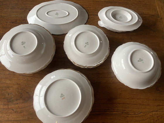 Image 1 of 6 persoons Walbrzych servies totaal 23 stuks 