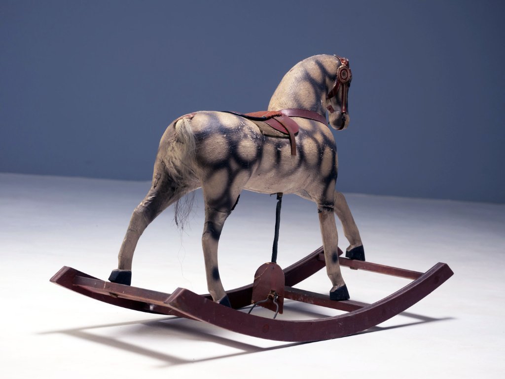 Antique Rocking Horse, 1940s, Czechoslovakia | Decorative Objects