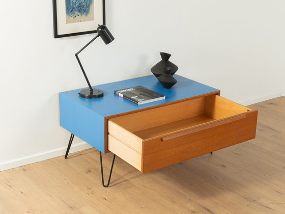 Image 1 of Elegante cassettiera blu anni '60 di WK Möbel