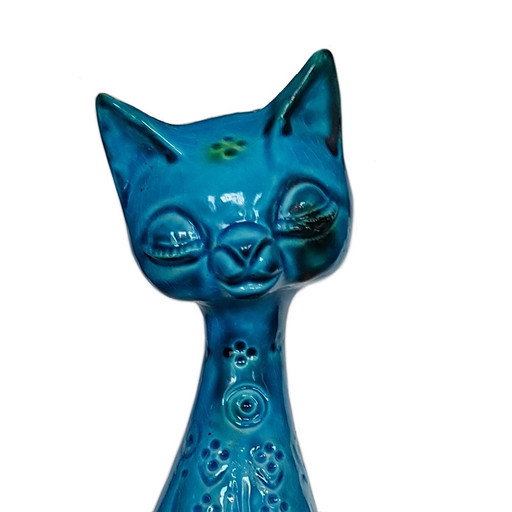 Mid-Century Keramik Katze Münzbank von Jema, Holland