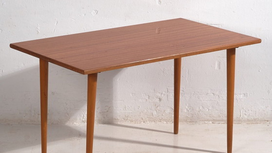 Solid wood retro style table (c.1960), Coffee tables, Brown (photo 3 of 16)