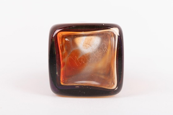 Image 1 of Art glass vase by Michael Harris for Mdina Maltese