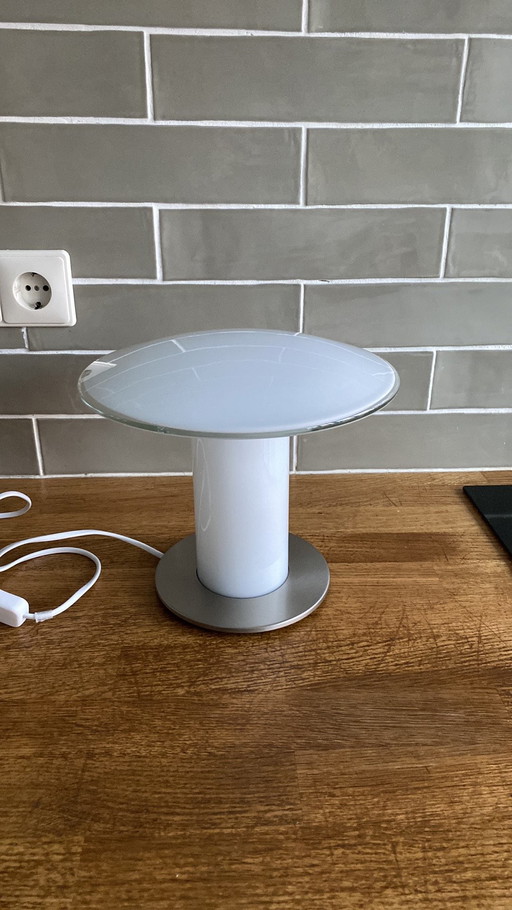 Peill & Putzler Mushroom table lamp design glass 1980s