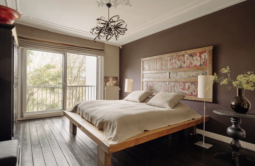 Japandi houten bedframe 