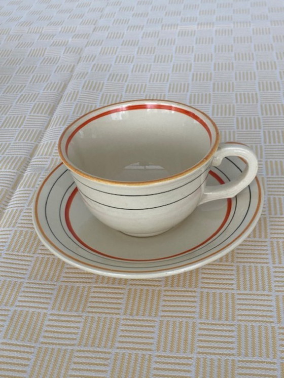 Image 1 of Service à café Art Déco, Boch Frères, vers 1930