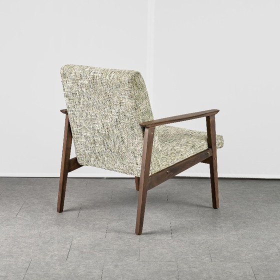 Vintage Armchair, 1960s, Czechoslovakia, Wood, Brown (photo 6 of 14)