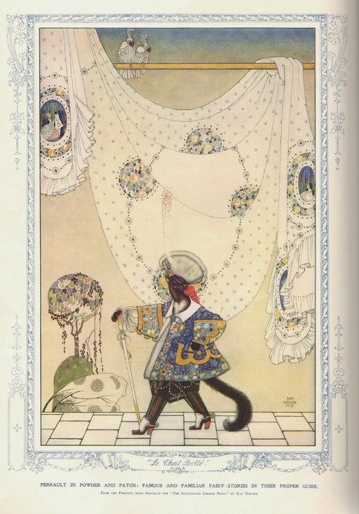 2 Prints by Kay Nilsen from "London Illustrated News" 1913 – giclee prints, Glass, Paper