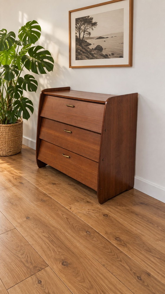 Mobile scarpiera vintage di design scandinavo – Armadi contenitori, Metallo, Legno (photo 2 of 5)