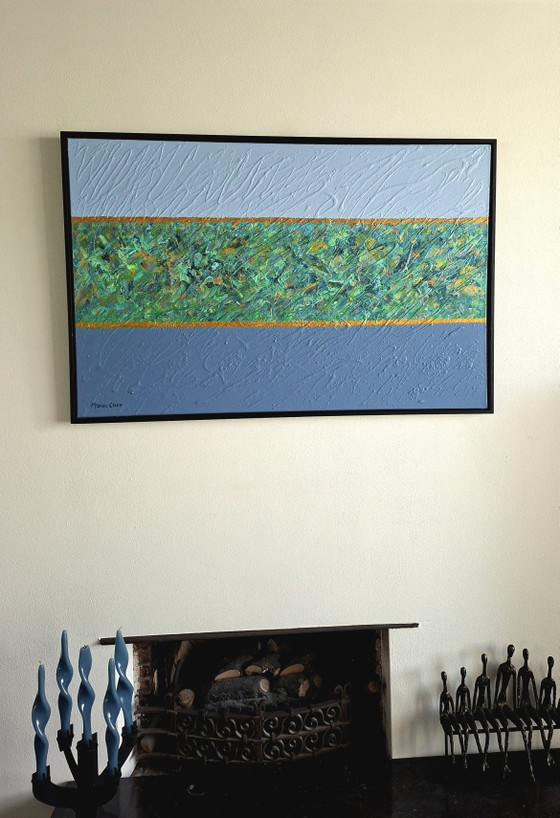 Manou Claire - Energiefeld – Gemälde & Zeichnungen, Wood, Canvas (photo 3 of 6)