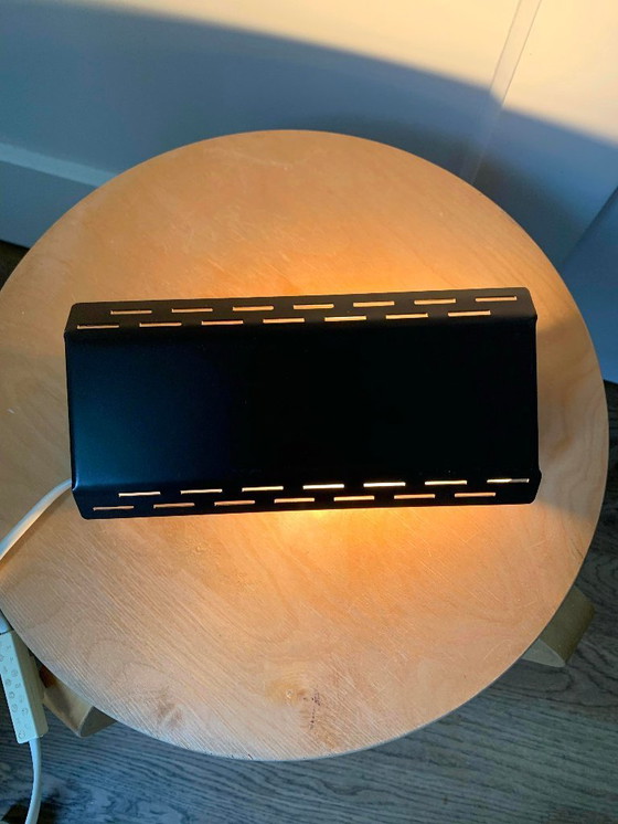 Image 1 of 1970s bedside lamp – dark brown vintage design with rotating shade