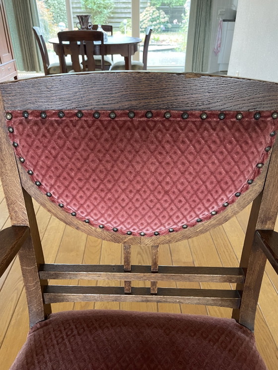 Chaise ancienne – Fauteuils, Metal, Textile (photo 2 of 5)
