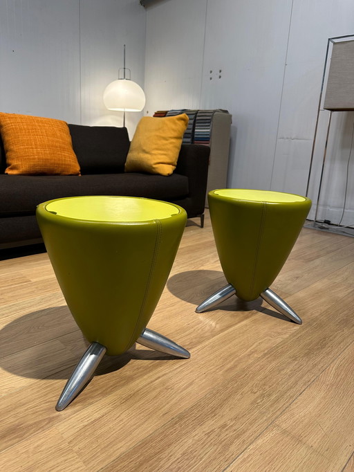 2x Leolux Tamtam Bongo Green