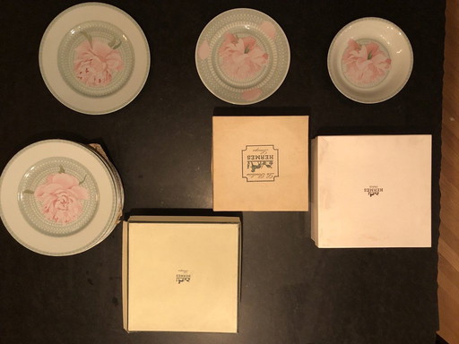 35 Pieces Bord Hermès: Les Pivoines