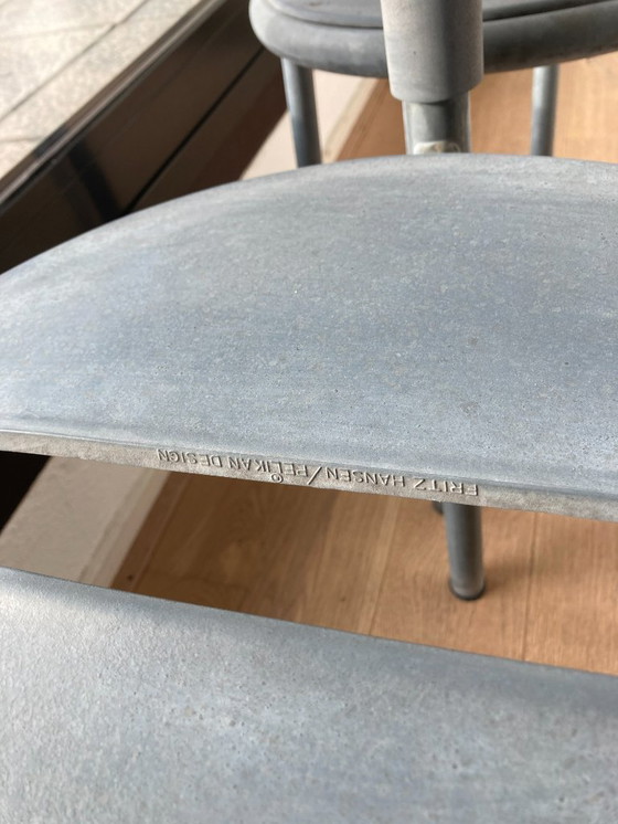 Image 1 of 4 sedie da caffè Pelikan, Fritz Hansen 