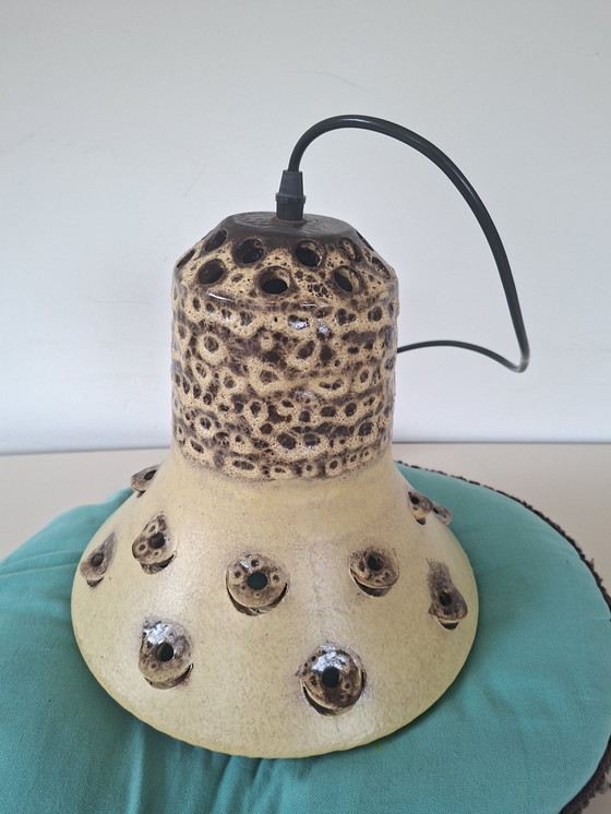 Image 1 of Vintage Swedish Boho hippie lamp with owl