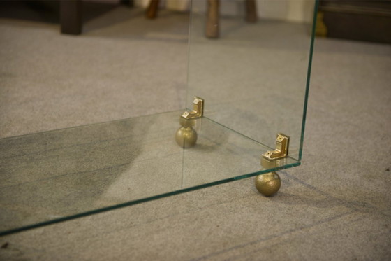 Image 1 of Glazen salontafel van Roche Bobois, jaren 60.