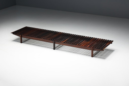 Mucki Bench by Sergio Rodrigues for OCA, Brazil, 1960s