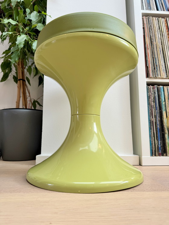 Image 1 of West Germany Green Stool