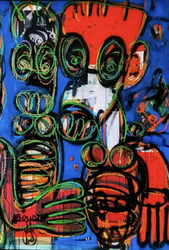 Aboudia - Untitled - 2021 – Paintings & Drawings, Canvas (photo 4 of 5)