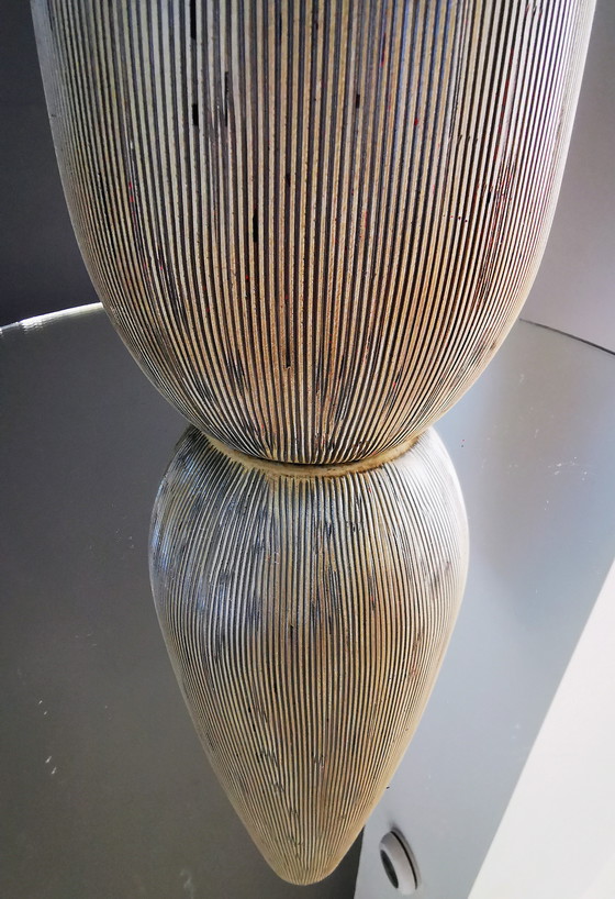 Image 1 of British School Glazed Stoneware/Ceramics. Sgraffito, late 20th century