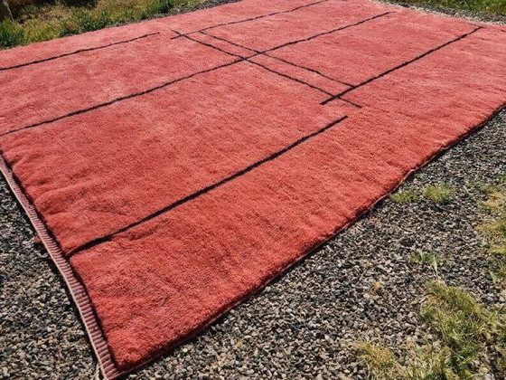 Grandissimo tappeto Mrirt Marocchino rosso terracotta 400x400 cm – Tappeti, Lana, Cotone, Modern (photo 4 of 13)