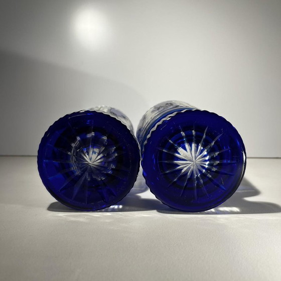 Verres en Cristal de Bohême, 1900, Lot de 2 – Verres et carafes, Crystal, Glass, Bohemian (photo 14 of 14)