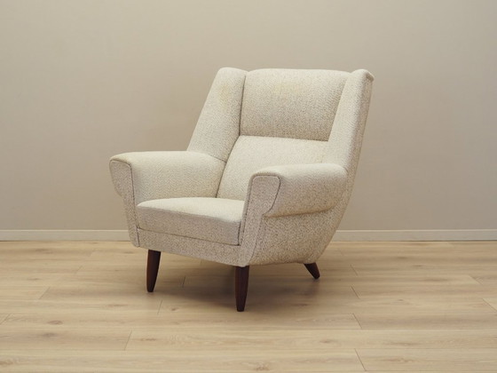 Image 1 of Poltrona beige, design danese, anni '70, produzione: Danimarca