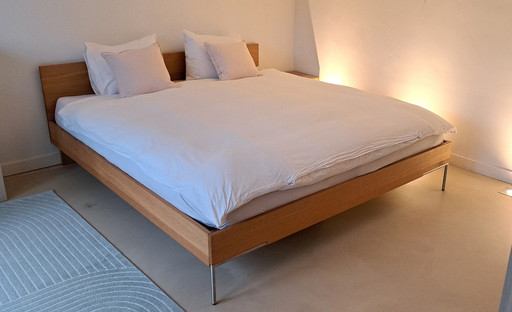 Massief eiken design bed 200x220 Loof/Tre Company  - gehele set