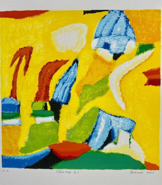 Image 1 of Serigrafía de Saskia Bremer - New Age B.1