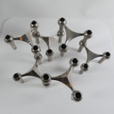 6 candelabri BMF Nagel, classici del design degli anni '70, era spaziale