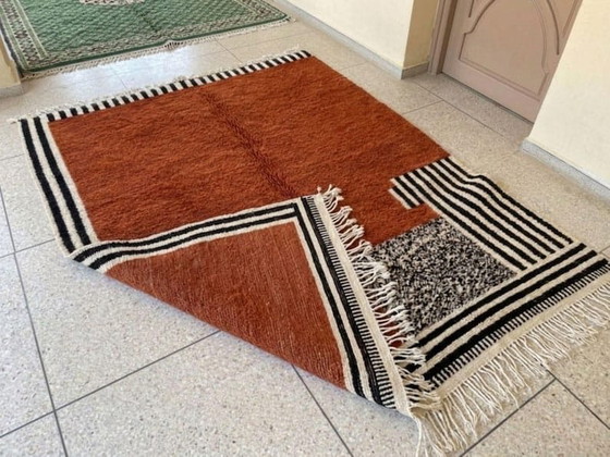 Authentic traditional Moroccan Atlas Beni Ourain Rug 1.5/2.5 m, Aime Té, Rugs & carpets, Wool, Black (photo 3 of 5)