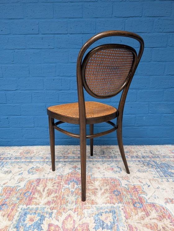 Image 1 of 7x Vintage rattan chairs, model 215r, Thonet