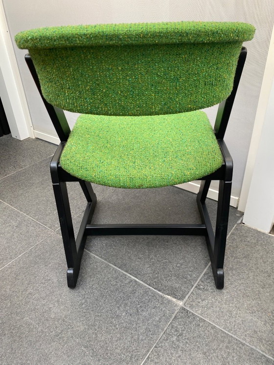 4 Stuks Vintage Eetkamer Stoelen, Nieuwstaat. – Eetkamerstoelen, Wood (photo 5 of 8)