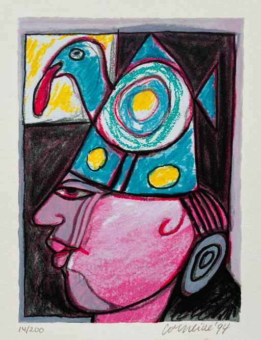 Corneille – Farbiger Siebdruck – 1994