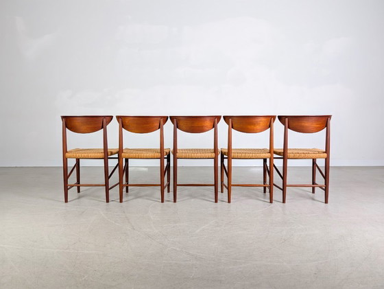 Image 1 of Set van 5 Søborg Møbelfabrik stoelen Peter Hvidt Mølgaard-Nielsen 316