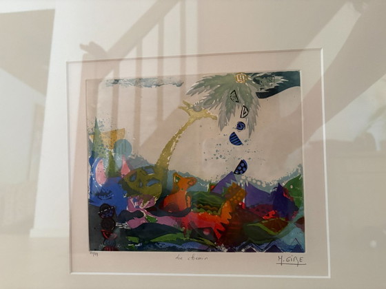 Muriel Gire – Diptych / Pendant – Hand-Signed and Numbered Print – Professionally Framed (photo 3 of 6)